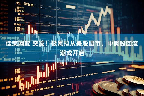 佳荣网配 突发！极氪拟从美股退市，中概股回流潮或开启