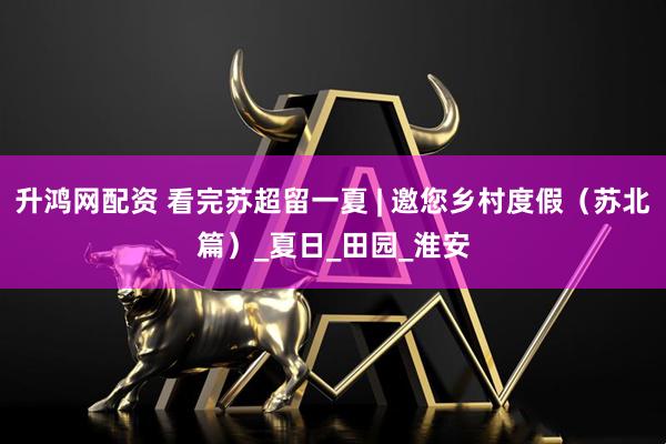 升鸿网配资 看完苏超留一夏 | 邀您乡村度假（苏北篇）_夏日_田园_淮安