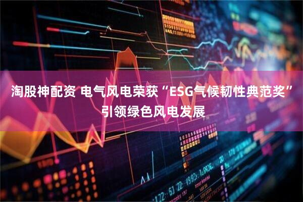 淘股神配资 电气风电荣获“ESG气候韧性典范奖” 引领绿色风电发展